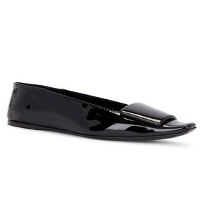 $1,050 Saint Laurent Poppy Patent Leather Ballet Flats EU 36.5 & 37 US 6.5 & 7